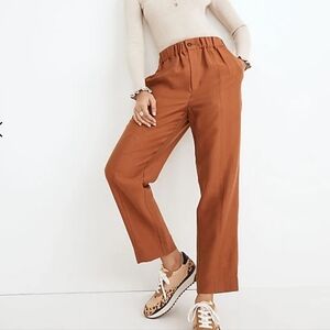 Madewell Tapered Huston Pull-On Crop Pants